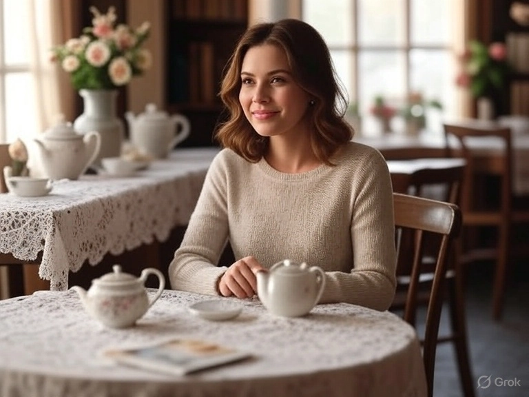 私たちの魅力的なティールームでリラックス 私たちの魅力的なティールームでリラックス